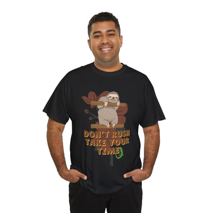 Dont Rush Take Your Time T-Shirt Koala and Floral Designed Tees  Relaxed and Charming Apparel | Adorable koala illustration tee