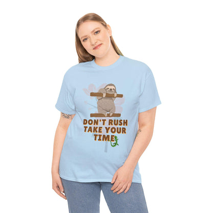 Dont Rush Take Your Time T-Shirt Koala and Floral Designed Tees  Relaxed and Charming Apparel | Adorable koala illustration tee
