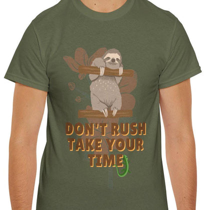 Dont Rush Take Your Time T-Shirt Koala and Floral Designed Tees  Relaxed and Charming Apparel | Adorable koala illustration tee