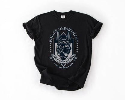 K9 Association Dog T-Shirt, Comfort Colors, Police Dog Lover Shirt, Pet Owners, Gift for K9 Lovers, Pet Tee, Dog Lover, Dog Shirt, Pet Lover