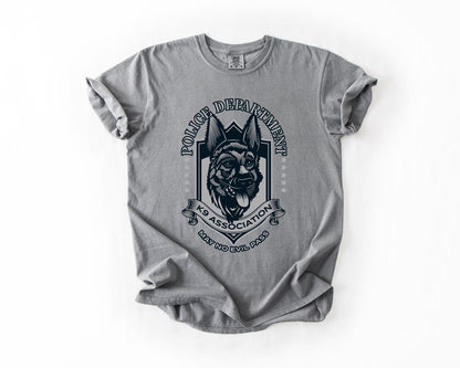 K9 Association Dog T-Shirt, Comfort Colors, Police Dog Lover Shirt, Pet Owners, Gift for K9 Lovers, Pet Tee, Dog Lover, Dog Shirt, Pet Lover