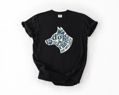 Dog Lover's Dream T-Shirt, Comfort Colors, Pet Tee, Gift for Dog Owners, Dog Theme Shirt, Animal Lover Apparel, Dog Bestfriend, Casual Wear