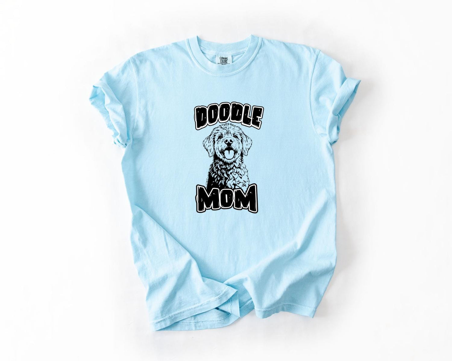 Doodle Mom T-Shirt, Comfort Colors, Ideal Gift for Dog Lovers, Cute Pet Apparel, Doodle Animal T-Shirt, Dog Shirt, Everyday Casual Wear