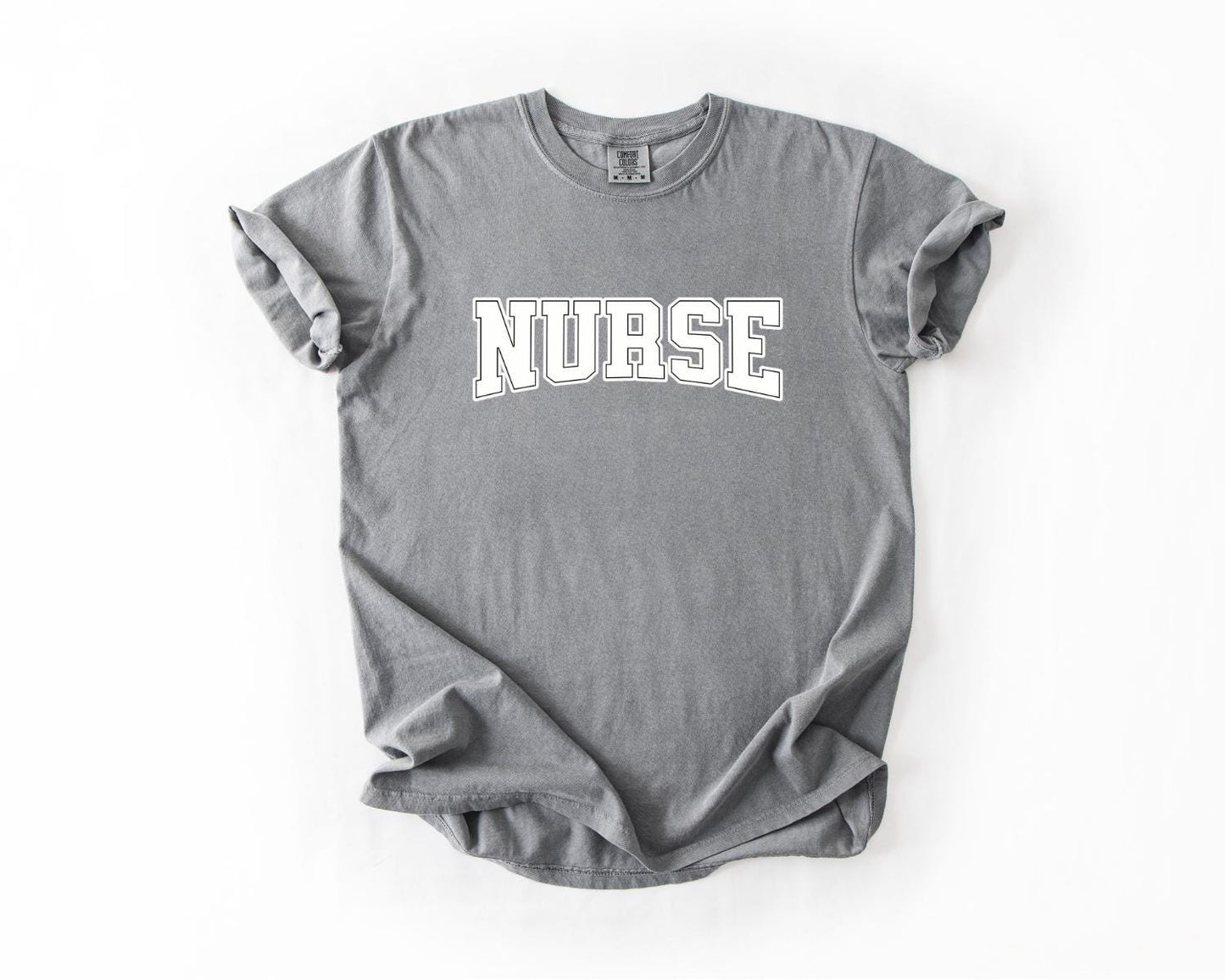 Nurse Varsity Letter T-Shirt, Comfort Colors, Perfect Gift for Healthcare Workers, Medical Profession Tee, Nurse Tee, Casual Wear
