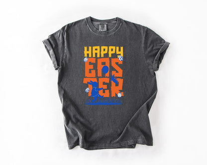 Happy Easter T-Shirt, Comfort Colors, Fun Holiday Tee, Spring Celebration Shirt, Easter Gift, Egg Hunt Tee, Casual Wear