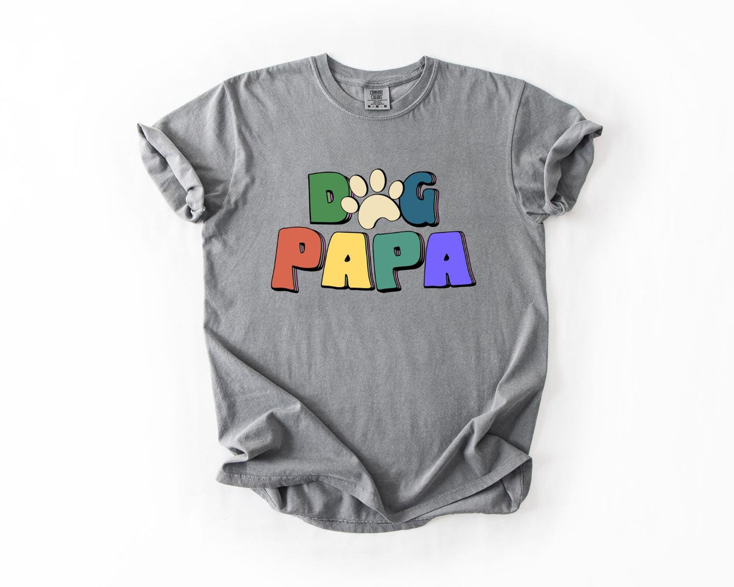 Dog Papa T-Shirt, Comfort Colors, Dog Papa Gift, Dog Papa T shirt, Dog Lover Gift, Pet Lover T-Shirt, Dog Grandpa Shirt