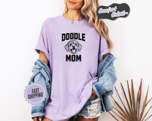 Doodle Mom T-Shirt, mfo Gift for Dog Lovers, Pet Mom Apparel, Unisex Dog Themed Tee, Dog Shirt, Everyday Casual Wear
