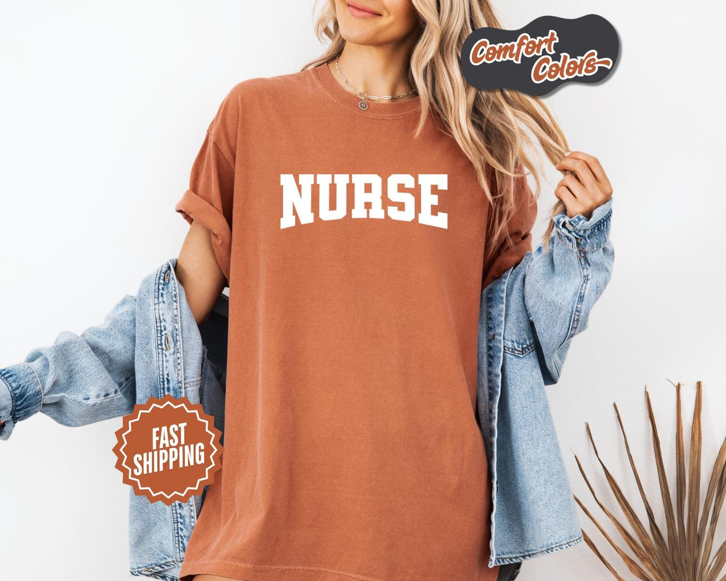 Nurse T-Shirt, Comfort Colors, Gift for Nurses, Nursing School, Medical Apparel, Nurse Shirt, Casual Wear