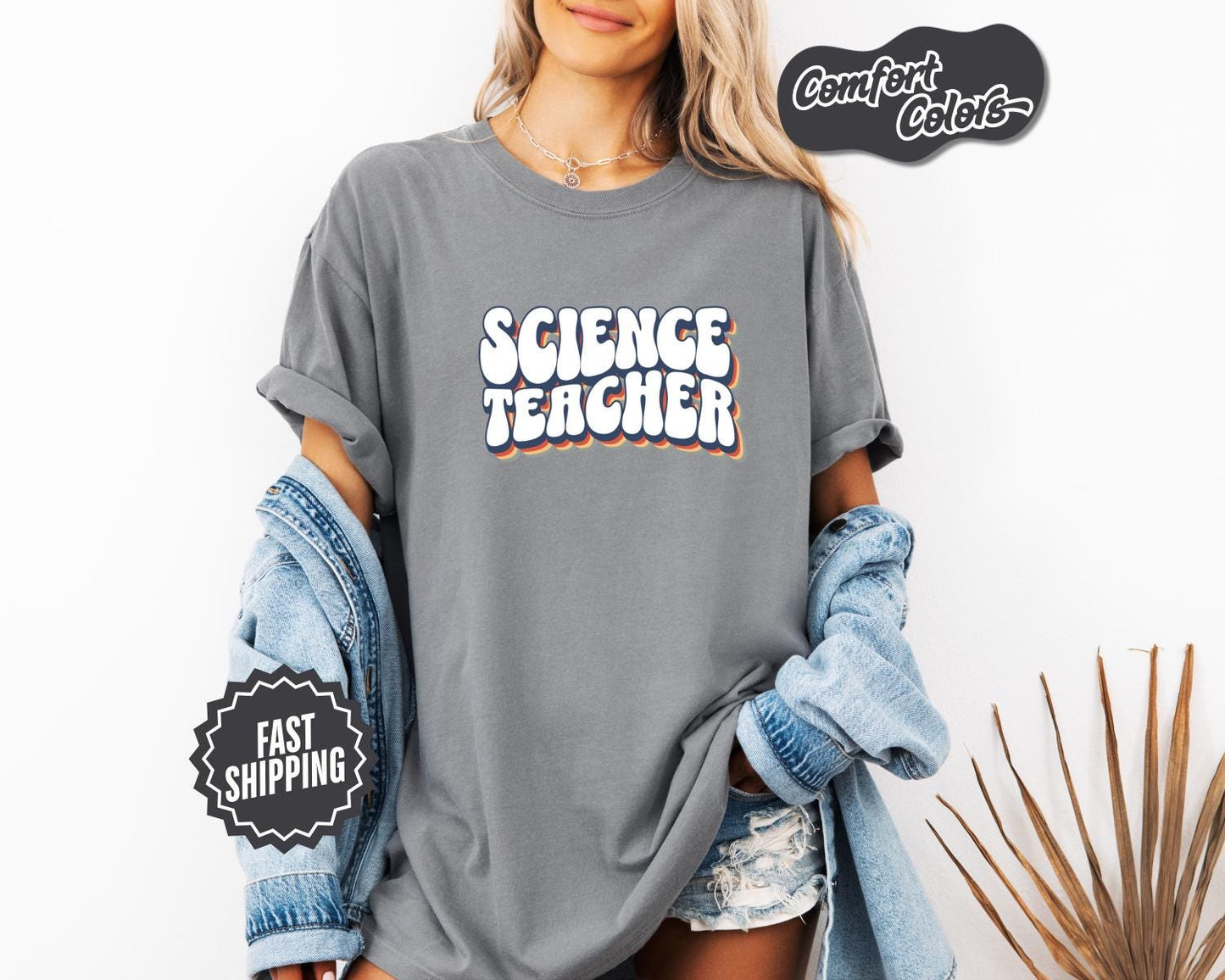 Science Teacher T-Shirt, Comfort Colors, Perfect for Teachers, Back to School, Teacher Gift, Teacher Appreciation, Casual Wear