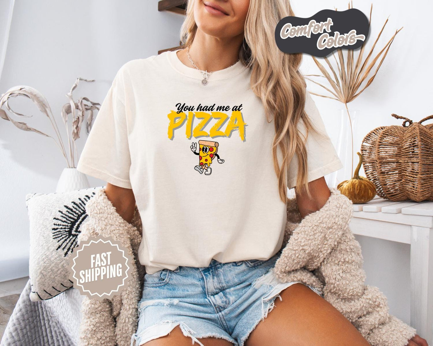 Funny Pizza Lover T-Shirt, Comfort Colors, Casual Foodie Tee for Pizza Night, Birthday Gift, Foodie Fashion, Summer Wear, Pizza Tshirt