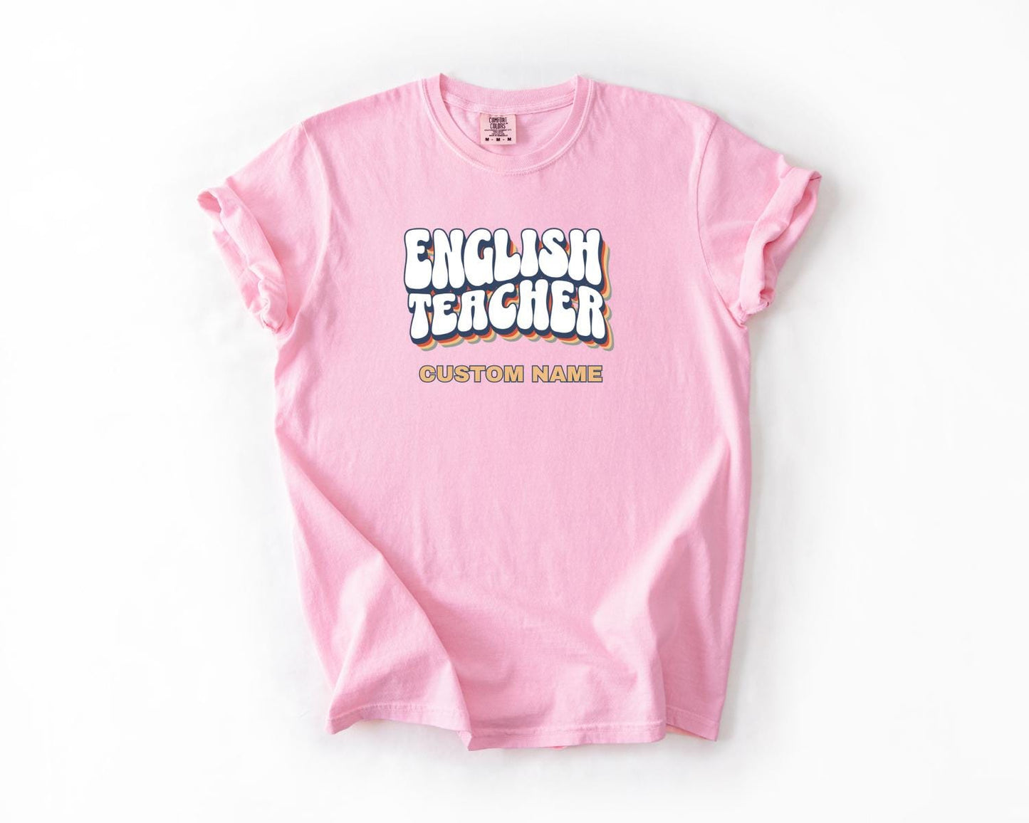 English Teacher T-Shirt, Comfort Colors, Custom Teacher Shirt, Perfect Gift for Educators, Teacher Appreciation, Back to School, Casual Wear