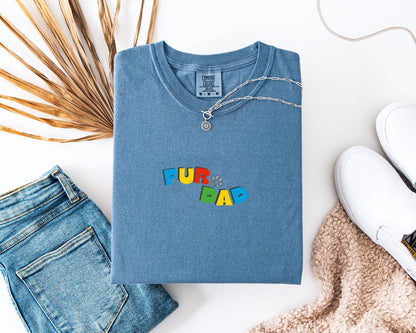 Fur Dad T-Shirt, Comfort Colors, Dad Tee, Dog Dad, Father's Day Gift, Dad Gift, Gifts For Dad, Men's Shirts - Clothing, Everyday Casual Wear