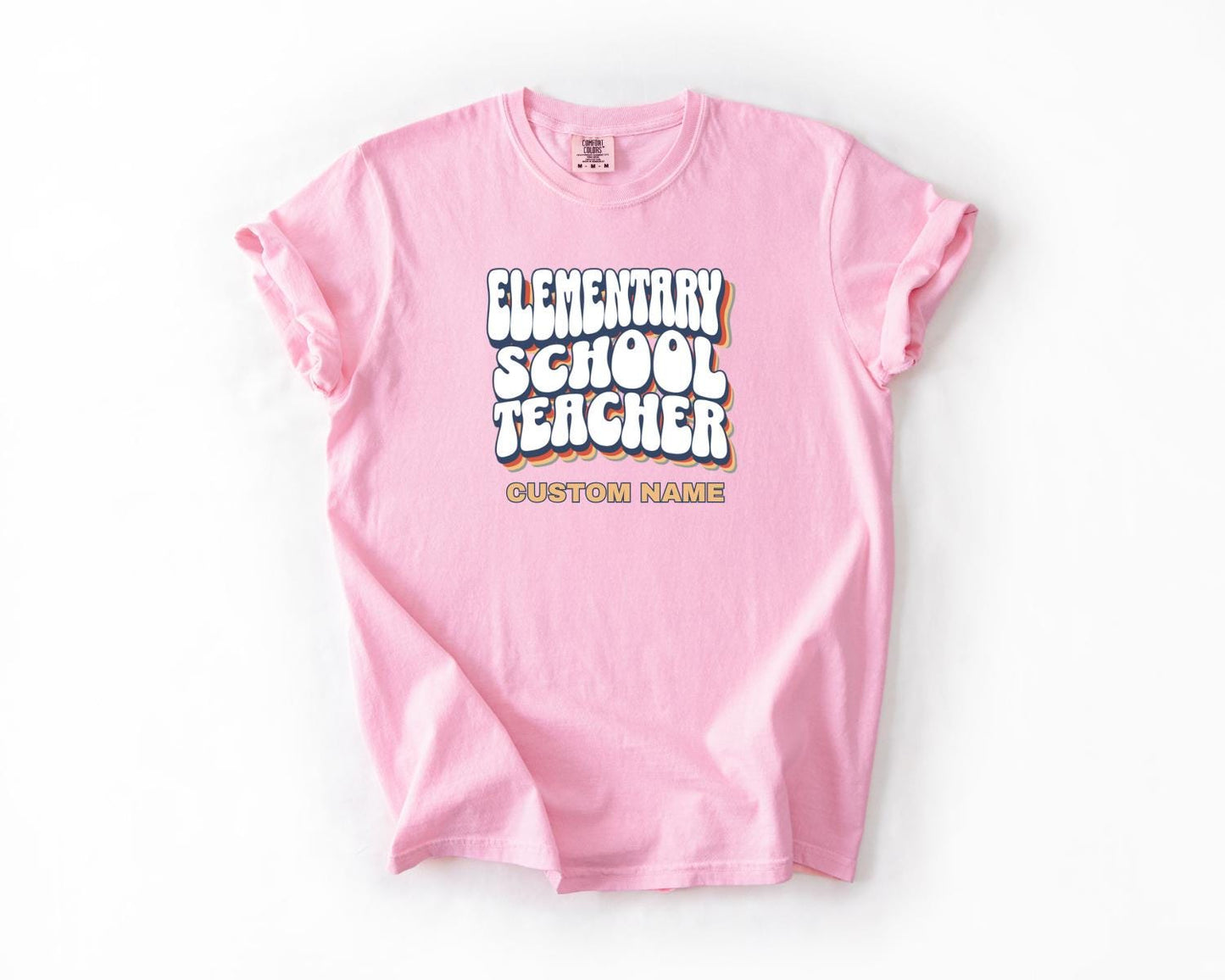 Elementary School Teacher T-Shirt, Comfort Colors, Teacher Apparel, Teacher Gifts Personalized, Teacher Appreciation Gifts, Gift for Teacher