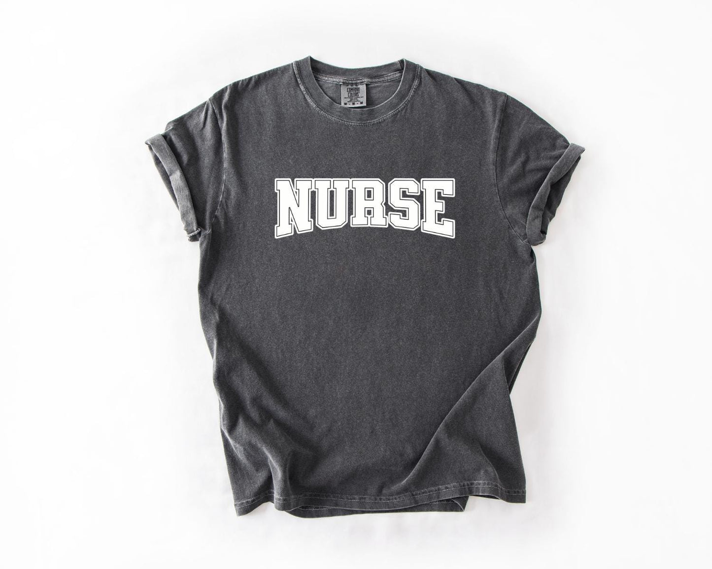 Nurse Varsity Letter T-Shirt, Comfort Colors, Perfect Gift for Healthcare Workers, Medical Profession Tee, Nurse Tee, Casual Wear
