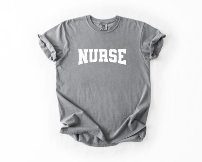Nurse T-Shirt, Comfort Colors, Gift for Nurses, Nursing School, Medical Apparel, Nurse Shirt, Casual Wear