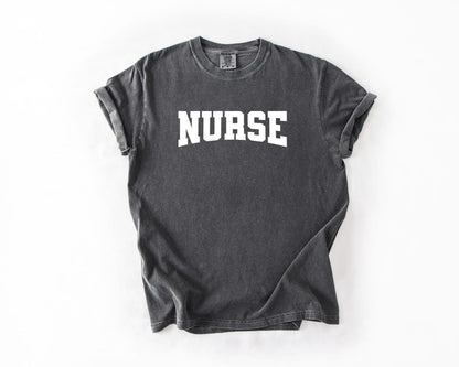 Nurse T-Shirt, Comfort Colors, Gift for Nurses, Nursing School, Medical Apparel, Nurse Shirt, Casual Wear