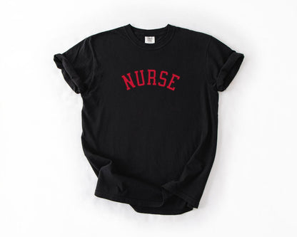 Retro Nurse T-Shirt, Comfort Colors, Healthcare Gift, Medical Apparel, Nurse Shirt, Gift for Nurses, Nurse Life, Casual Wear, Nurse Tee