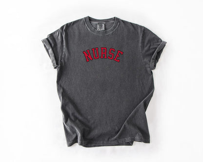 Retro Nurse T-Shirt, Comfort Colors, Healthcare Gift, Medical Apparel, Nurse Shirt, Gift for Nurses, Nurse Life, Casual Wear, Nurse Tee