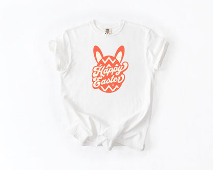 Happy Easter T-Shirt, Comfort Colors, Spring Tee, Holiday Apparel, Easter Gifts, Festive Wear, Easter Egg Tee, Casual Wear