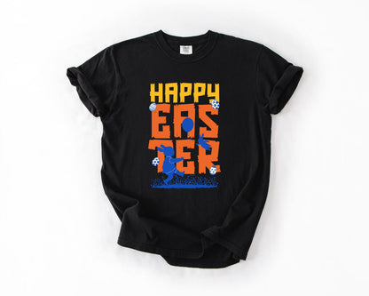 Happy Easter T-Shirt, Comfort Colors, Fun Holiday Tee, Spring Celebration Shirt, Easter Gift, Egg Hunt Tee, Casual Wear