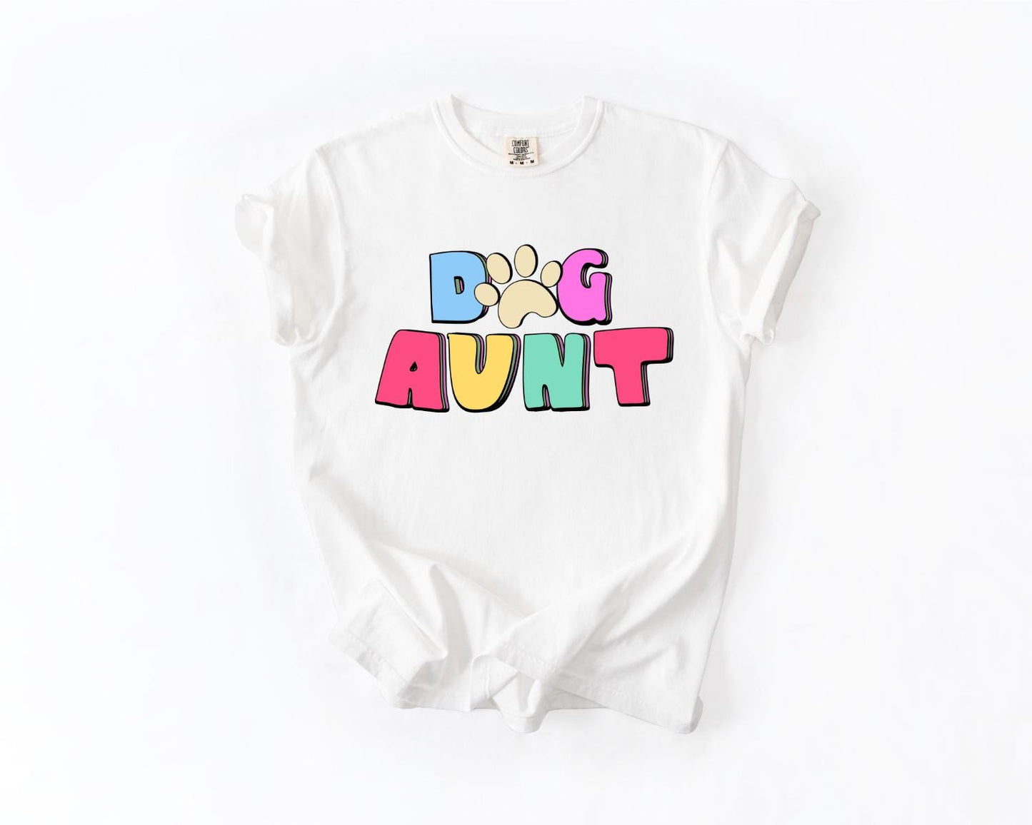 Dog Aunt T-Shirt, Comfort Colors, Dog Aunt Gift, Dog Aunt T-Shirt, Dog Lover Gift, Pet Lover Tee, Dog Lover Tee