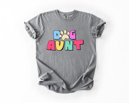 Dog Aunt T-Shirt, Comfort Colors, Dog Aunt Gift, Dog Aunt T-Shirt, Dog Lover Gift, Pet Lover Tee, Dog Lover Tee
