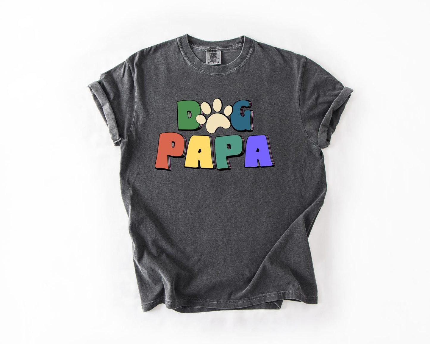 Dog Papa T-Shirt, Comfort Colors, Dog Papa Gift, Dog Papa T shirt, Dog Lover Gift, Pet Lover T-Shirt, Dog Grandpa Shirt