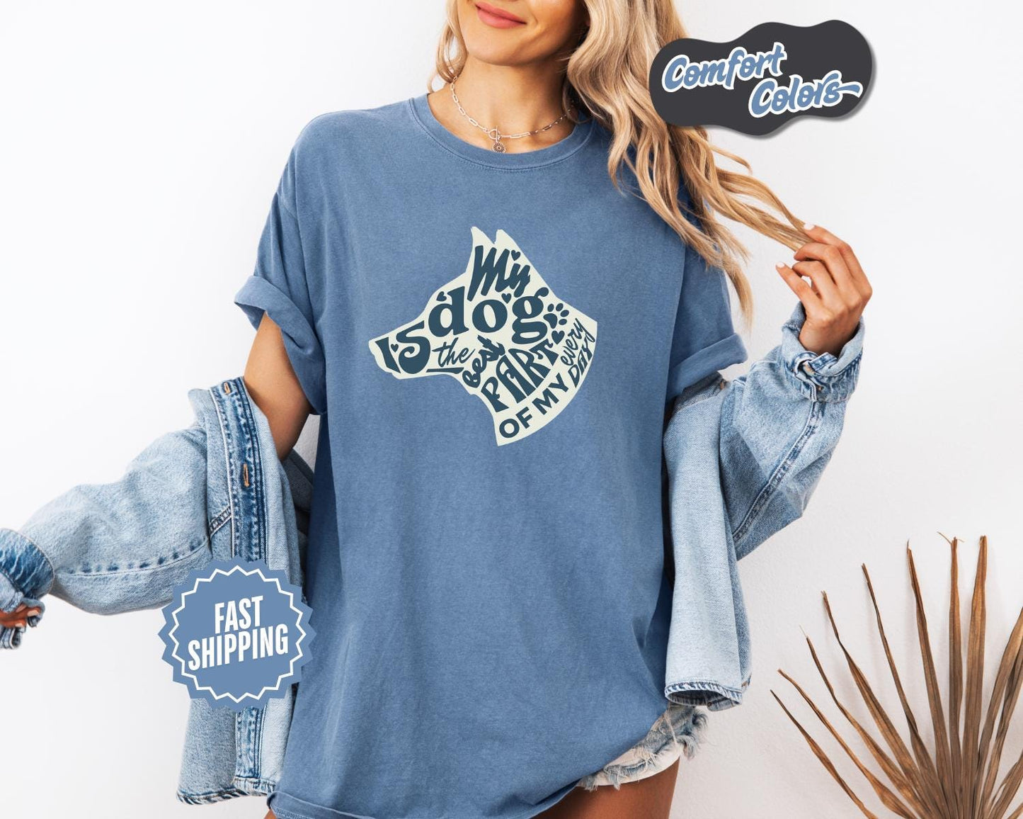 Dog Lover's Dream T-Shirt, Comfort Colors, Pet Tee, Gift for Dog Owners, Dog Theme Shirt, Animal Lover Apparel, Dog Bestfriend, Casual Wear