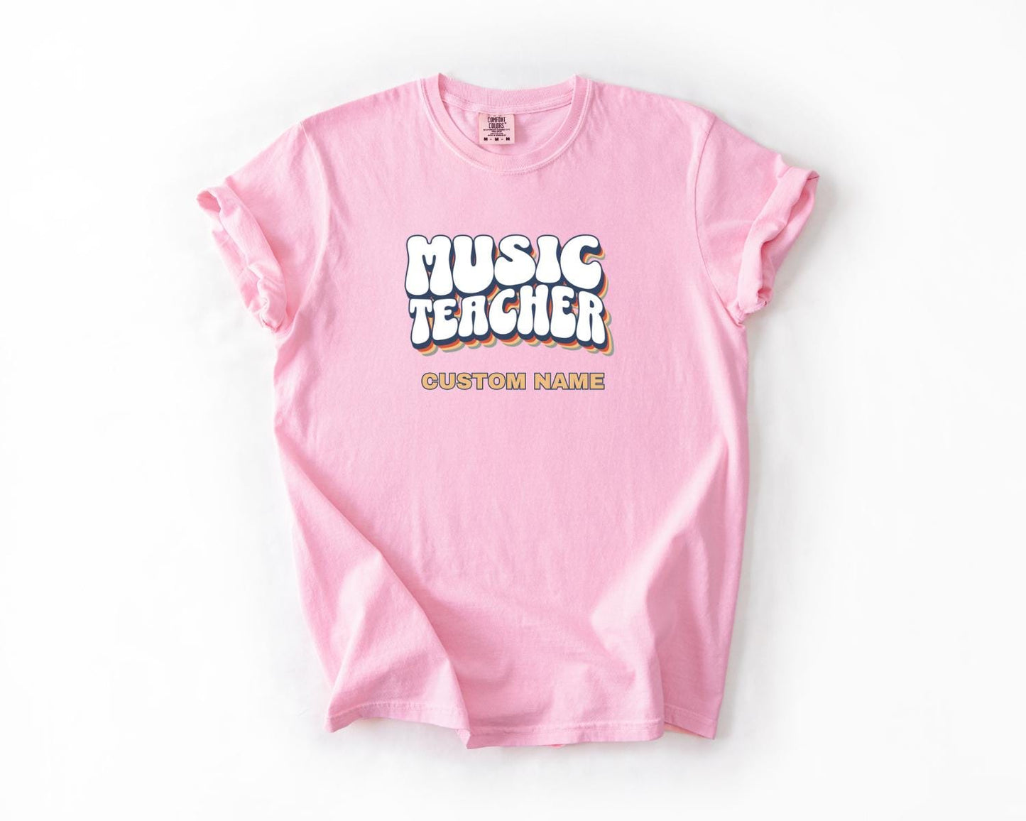 Music Teacher T-Shirt, Comfort Colors, Custom Teacher Shirt, Gift for Music Educators, Back-to-School, Teacher Appreciation Day, Casual Wear