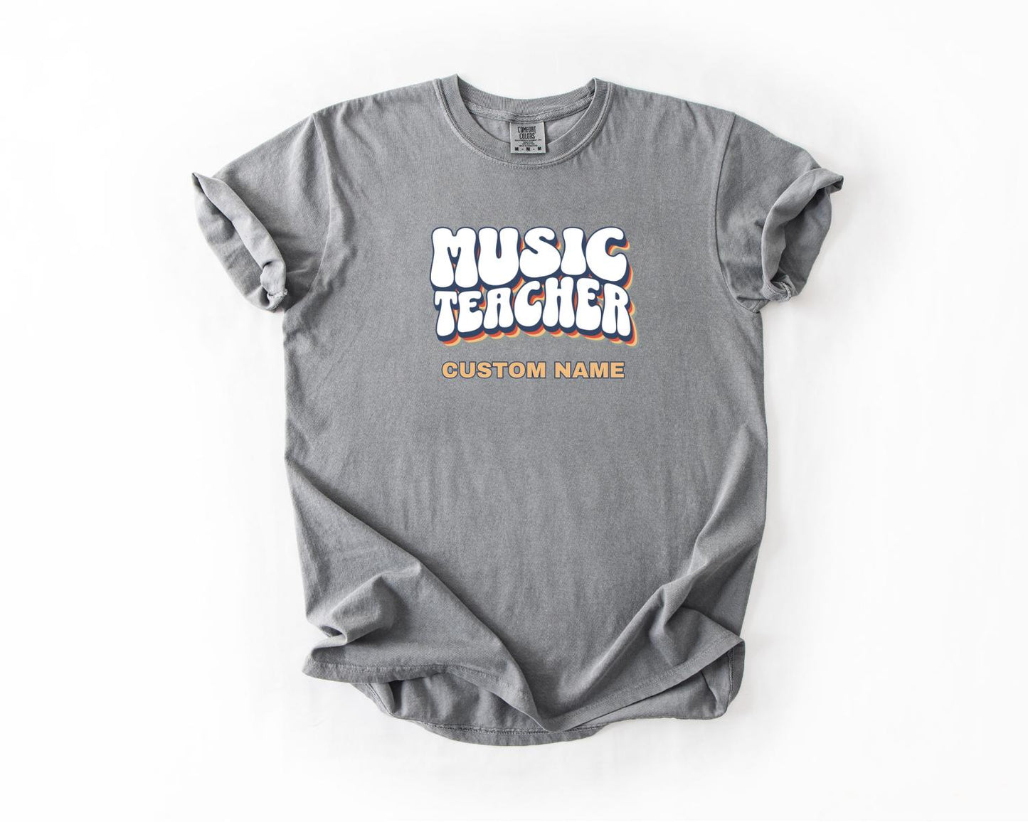 Music Teacher T-Shirt, Comfort Colors, Custom Teacher Shirt, Gift for Music Educators, Back-to-School, Teacher Appreciation Day, Casual Wear