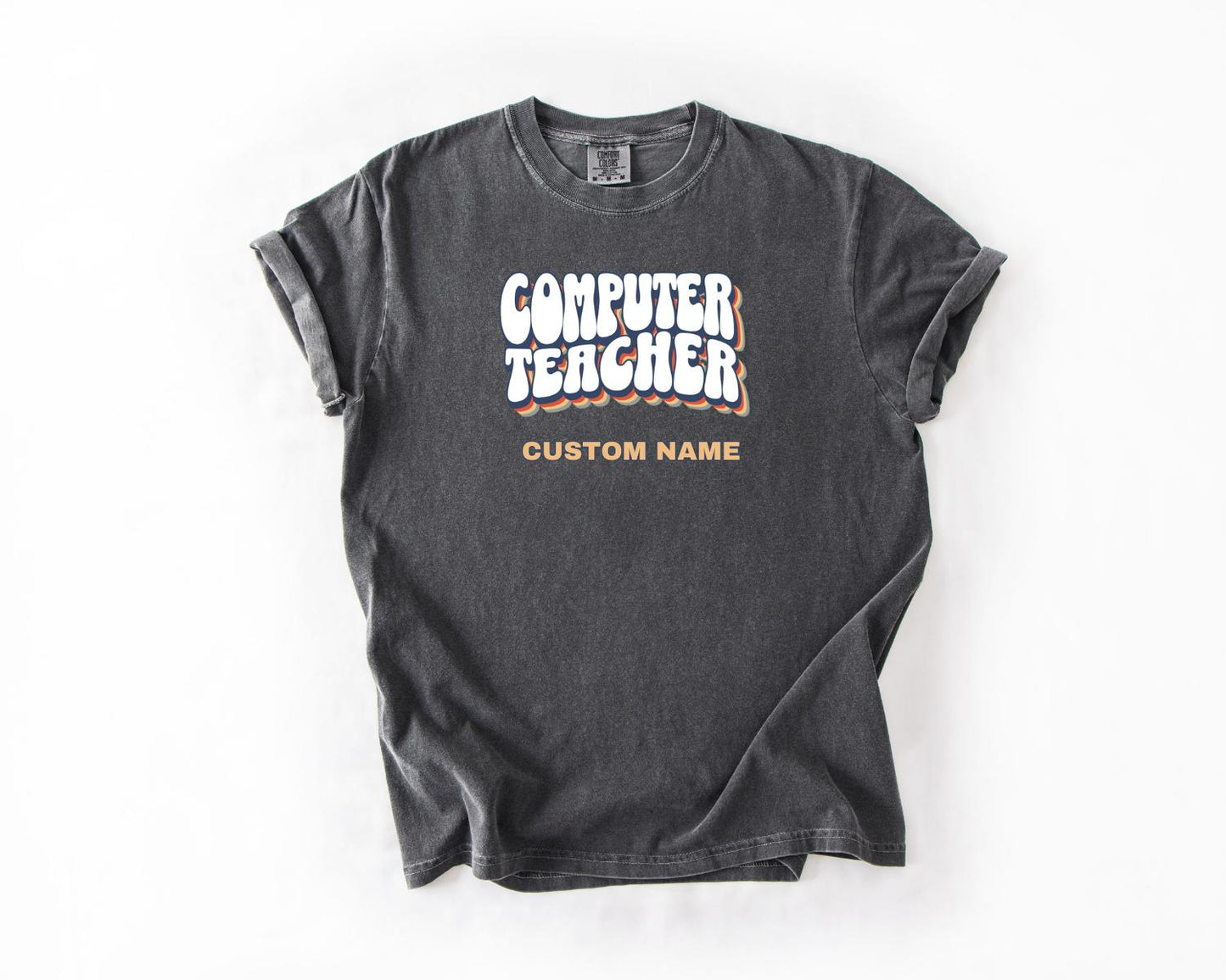 Computer Teacher T-Shirt, Comfort Colors, Custom Teacher Shirt, Cute Teacher Gift, Back to School Tee, Classroom Apparel, Teacher Shirt