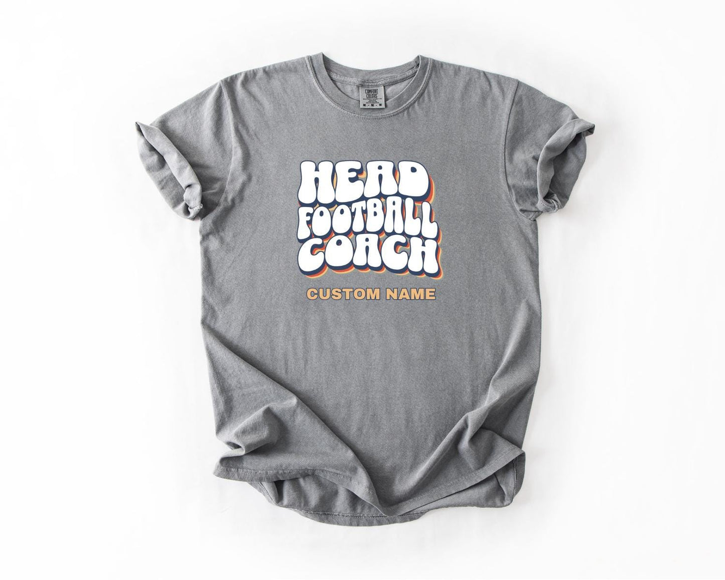 Head Football Coach T-Shirt, Comfort Colors, Custom Teacher Shirt, Gift for Coaches, Unisex Sports Apparel, Team Spirit Shirt, Coaching Gift