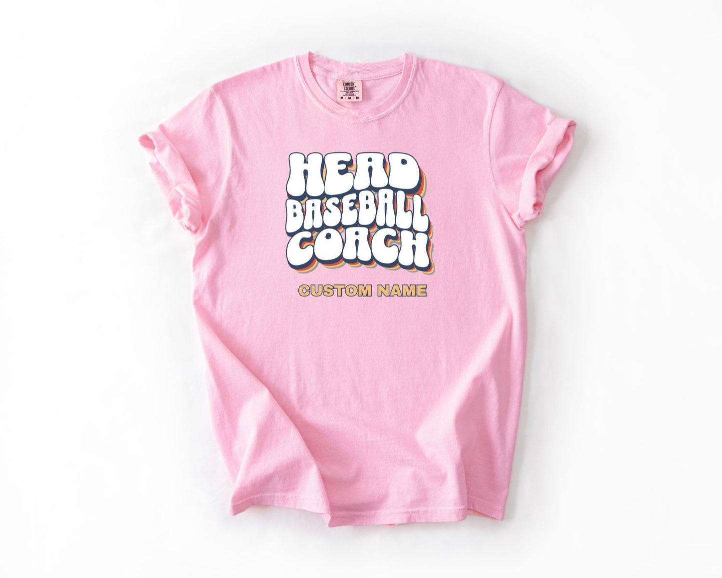 Head Baseball Coach T-Shirt, Comfort Colors, Custom Coach Shirt, Unisex Sports Tee, Gift for Coaches, Baseball Apparel, Team Spirit Wear