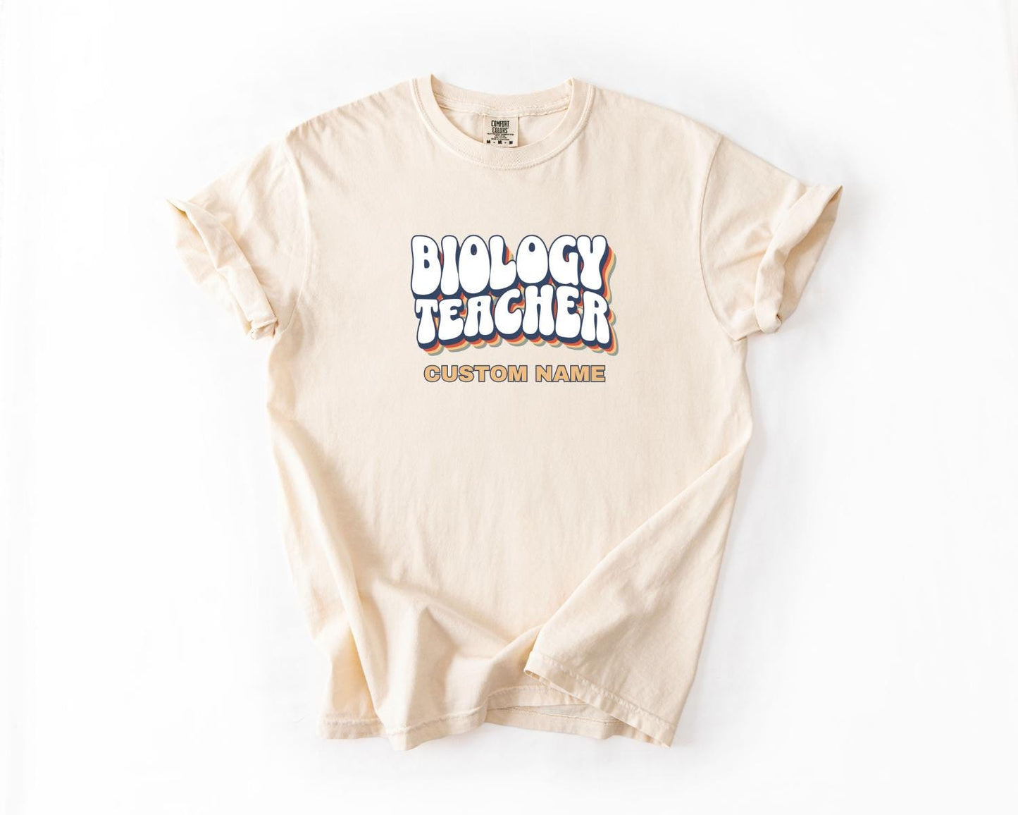 Biology Teacher T-Shirt, Comfort Colors, Custom Teacher Shirt, Cute Teacher Shirt, Education Gift, Teacher Appreciation, Classroom Outfit