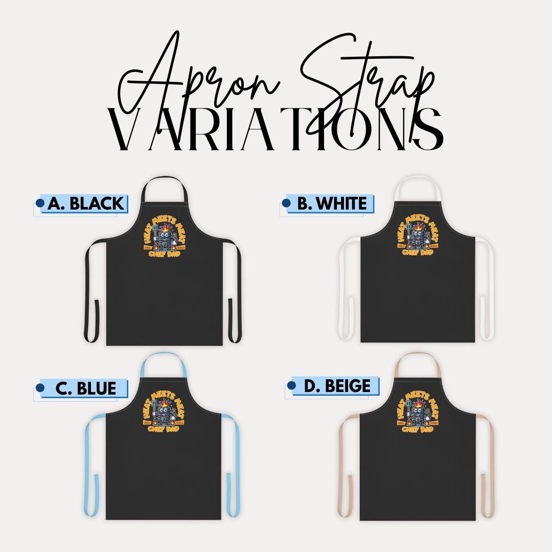 Creative Chef Apron for Dad Fun Cooking Gift Funny Gift for Grilling Gift for Husband Father's Day Gift Grill Goals Apron Chef Apron for Men