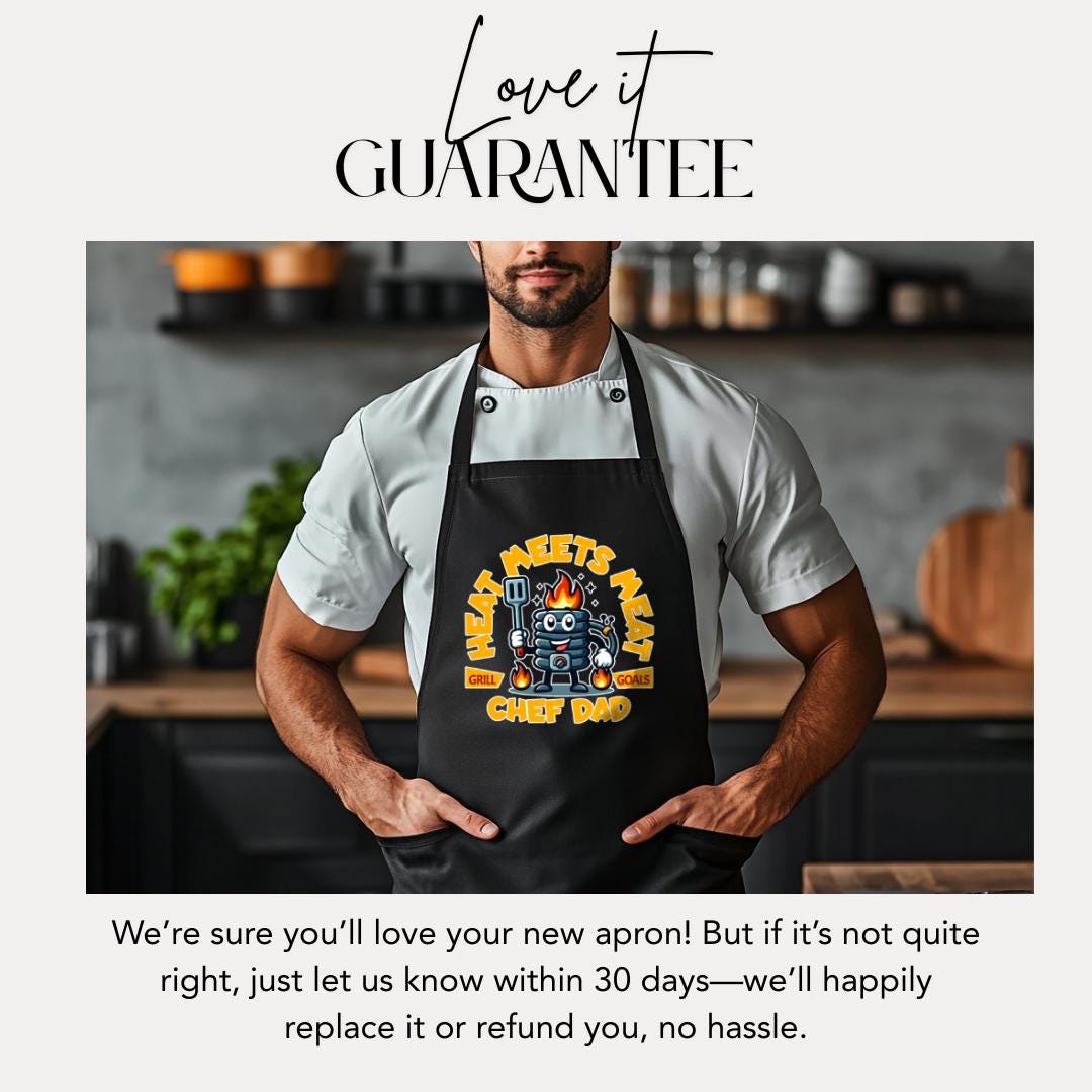 Creative Chef Apron for Dad Fun Cooking Gift Funny Gift for Grilling Gift for Husband Father's Day Gift Grill Goals Apron Chef Apron for Men