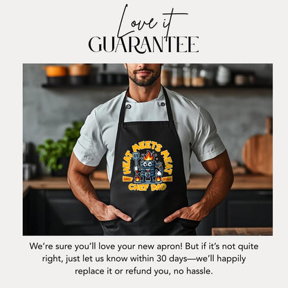 Creative Chef Apron for Dad Fun Cooking Gift Funny Gift for Grilling Gift for Husband Father's Day Gift Grill Goals Apron Chef Apron for Men