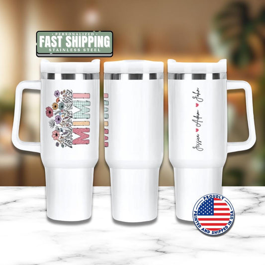 Personalized Mimi 40oz Tumbler with Straw Blessed to be called "MIMI" Gift for Grandma Mimi Travel Cup Gift for Mimi Tumbler for Mimi Mug