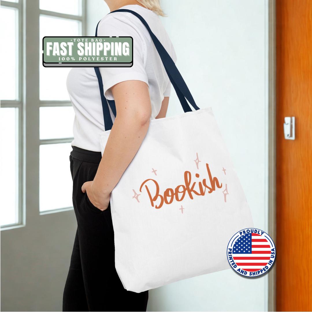 Bookish Tote Bag 18"x18" Aesthetic Reading Tote for Book Lovers Everyday Carry Book Bag Book Club Bag Bookworm Gift Everyday Tote Bag