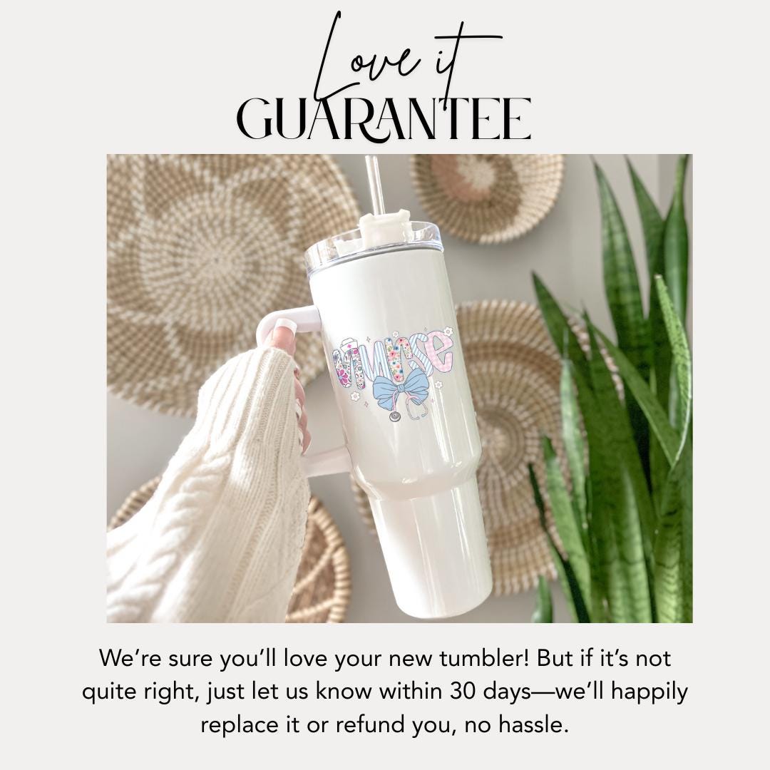 Nurse 40 oz Tumbler With Handle & Straw 40oz Floral Stethoscope Cup for RN, LPN, CNA Gift for Nurse Appreciation Nurse Travel Cup for Nurses