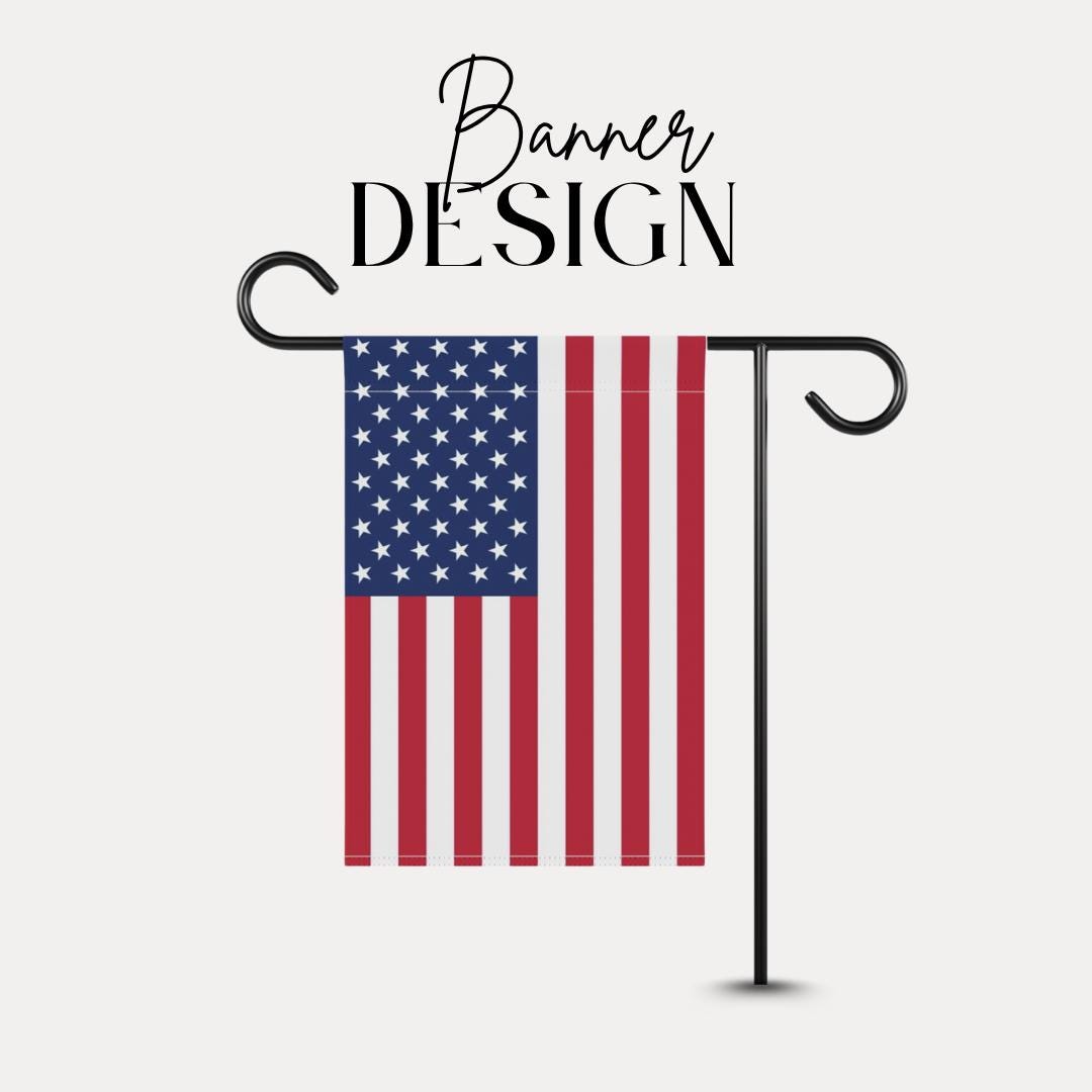 Patriotic Garden Banner 12"×18" Patriotic Yard Flag USA Flag Decor for Home Independence Memorial Day Outdoor Garden Flag Housewarming Gift