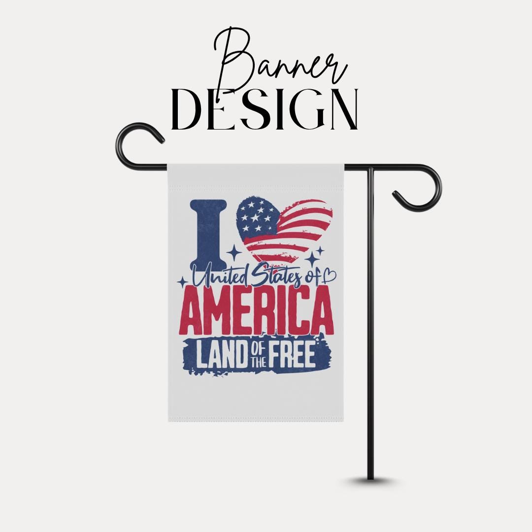 Patriotic Garden Banner Outdoor Decor American Flag Garden Flag 4th of July Yard Flag Home and Garden Veteran Gift Memorial Day Banner