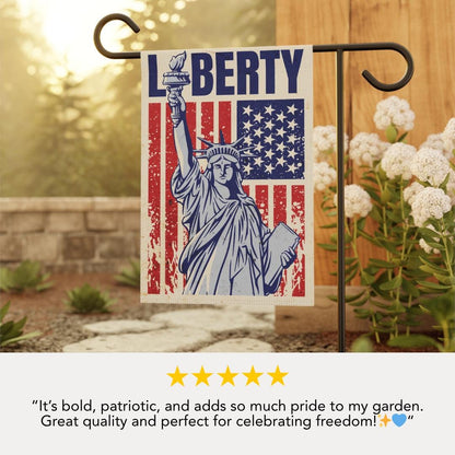 Patriotic Garden Banner Liberty Flag Decor Outdoor Garden Flag Independence Day Decoration American Flag Banner USA Home Decor Veteran Gift