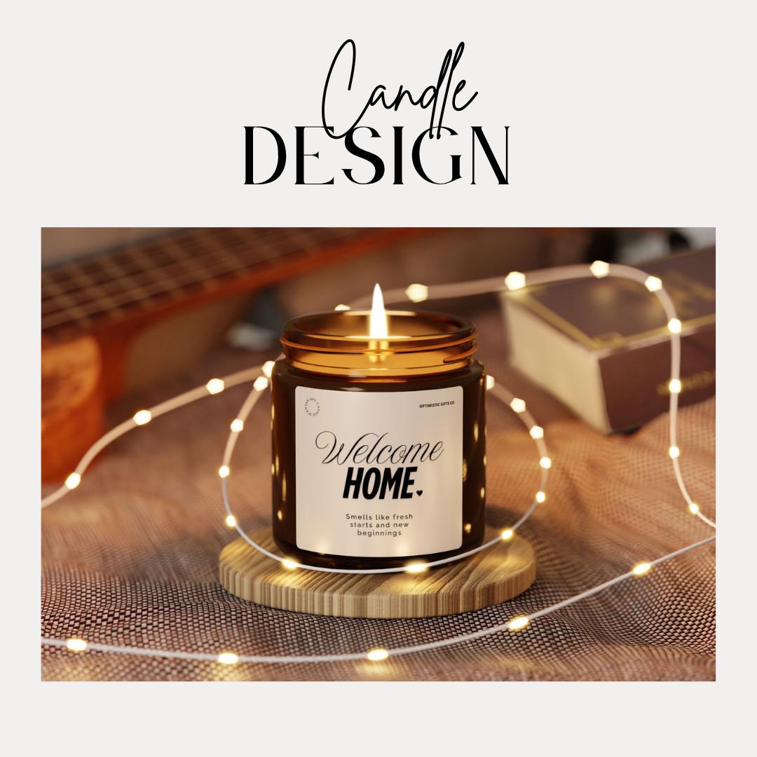 Welcome Home Scented Soy Candle Housewarming Gift Idea Cozy Home Candle New Home Gift Candle Home Blessing Candle Moving Gift for Her or Him