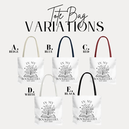 Personalized Book Lover Tote In My Bookish Era Custom Name Bag  Reading Gifts for Her, Teachers, Readers Tote Book Aesthetic Gift for Her