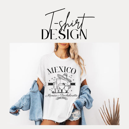 Personalized My Last Fiesta Custom Bachelorette T-Shirt Comfort Colors Bride Squad Tee Western Fiesta Bride Shirt  Bride Squad Matching