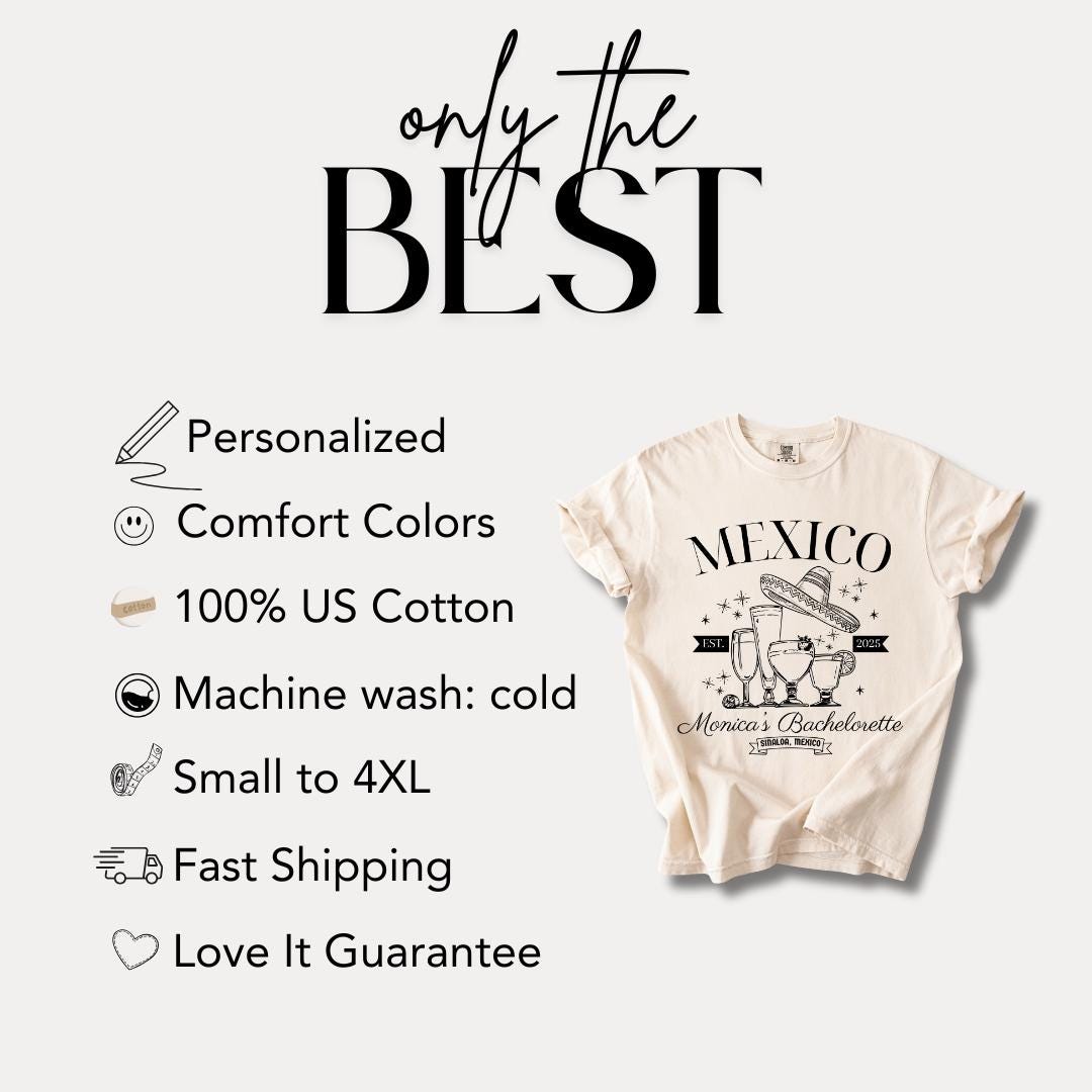 Personalized My Last Fiesta Custom Bachelorette T-Shirt Comfort Colors Bride Squad Tee Western Fiesta Bride Shirt  Bride Squad Matching