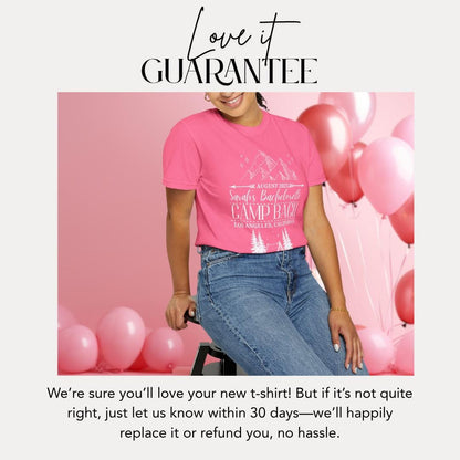 Personalized Bachelorette Camping T-shirt Comfort Colors Custom Bulk Camp Bach Bachelorette Shirt Bridal Party T-Shirt Bride Tribe Gift Idea