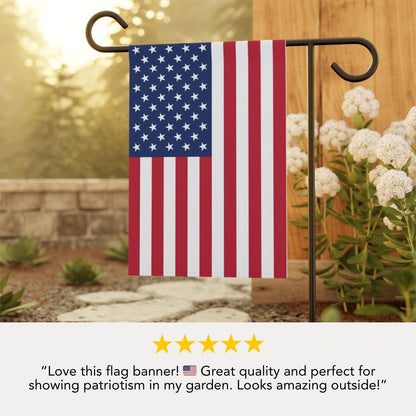 Patriotic Garden Banner 12"×18" Patriotic Yard Flag USA Flag Decor for Home Independence Memorial Day Outdoor Garden Flag Housewarming Gift