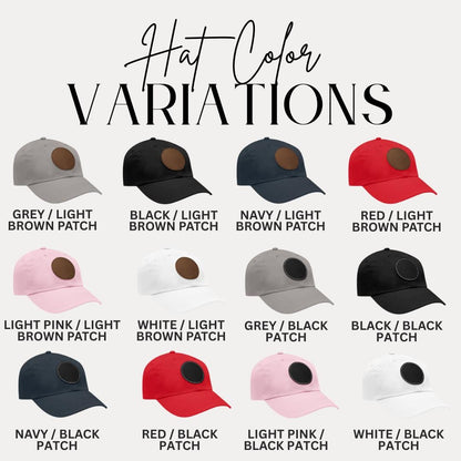 Seize the Day Dad Hat with Leather Patch Inspirational Cap for Dads Gift for Father's Day Outdoor Hat  Hat for Casual Wear Daily Wear Cap